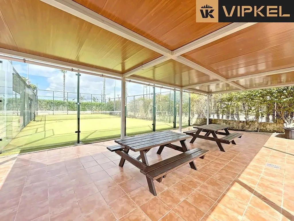 Terrace - Penthouse with Pool and Golf View in Novo Sancti Petri
