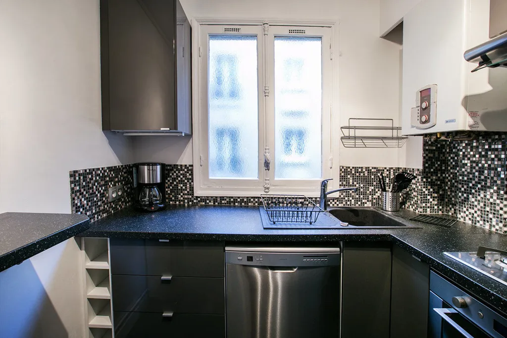 Köök - Flat with Metro Access in Bastille, Paris
