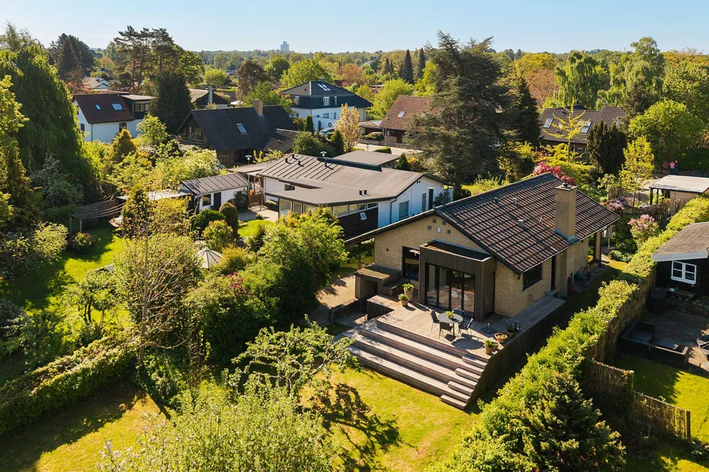 Vue aérienne - Detached Villa with Garden in Værløse