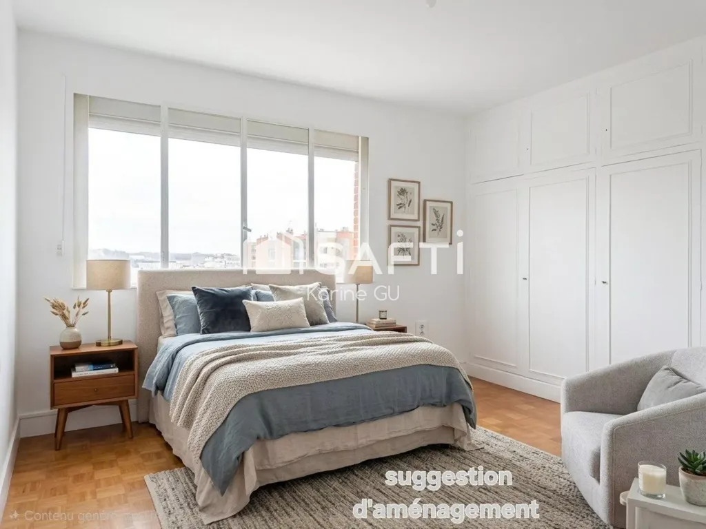 Chambres - Appartement Lumineux sans Vis-à-Vis au 13e Arrondissement de Paris