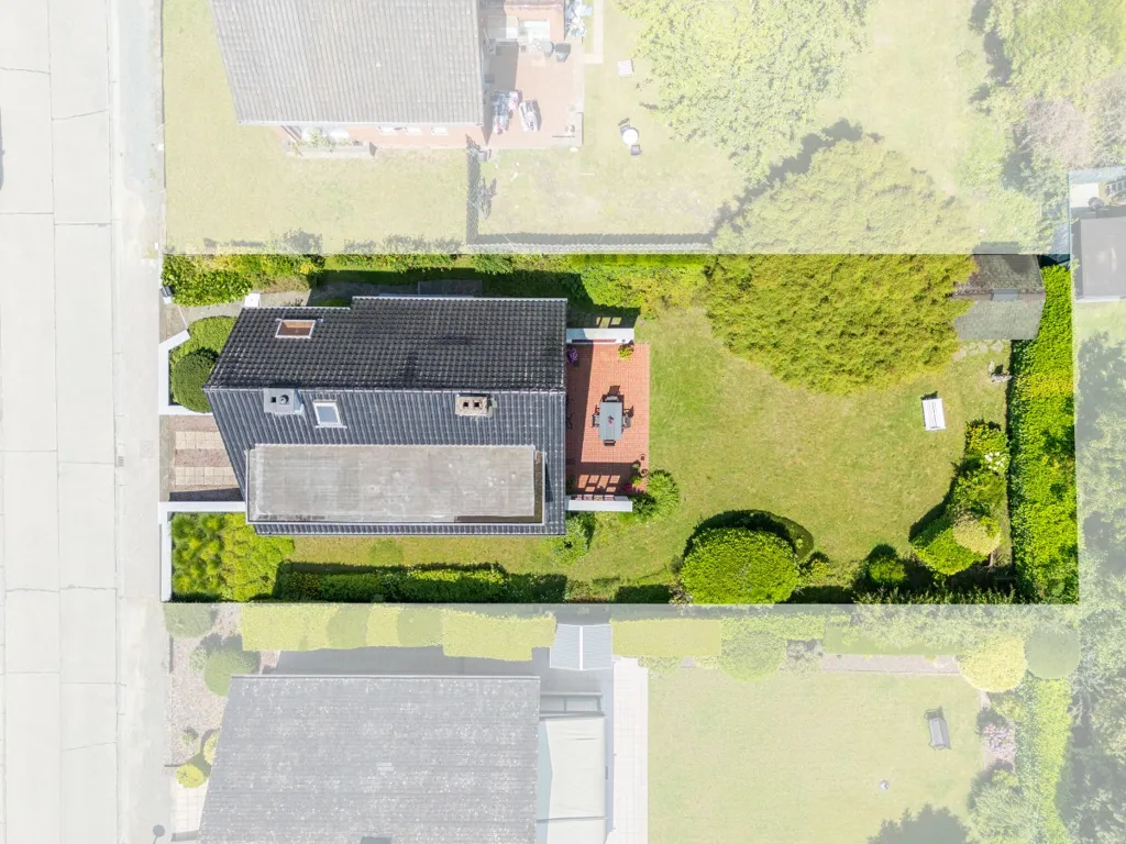 Vue aérienne - Maison Individuelle avec Sous-Sol Complet à Meise