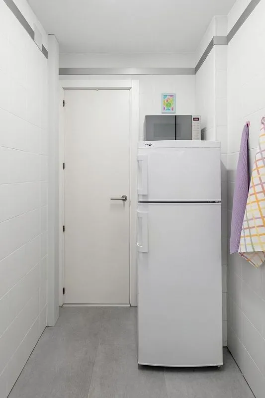 Buanderie - Furnished Flat with Air Conditioning in Cuatro Caminos