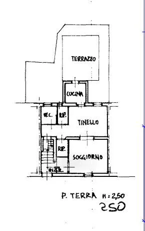 Plan - Terraced Apartment with Garden in Coriano