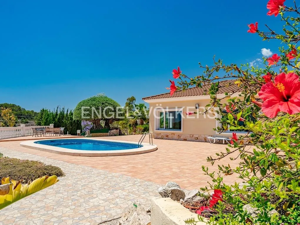 Piscina - Finca Villa with Pool in Altea