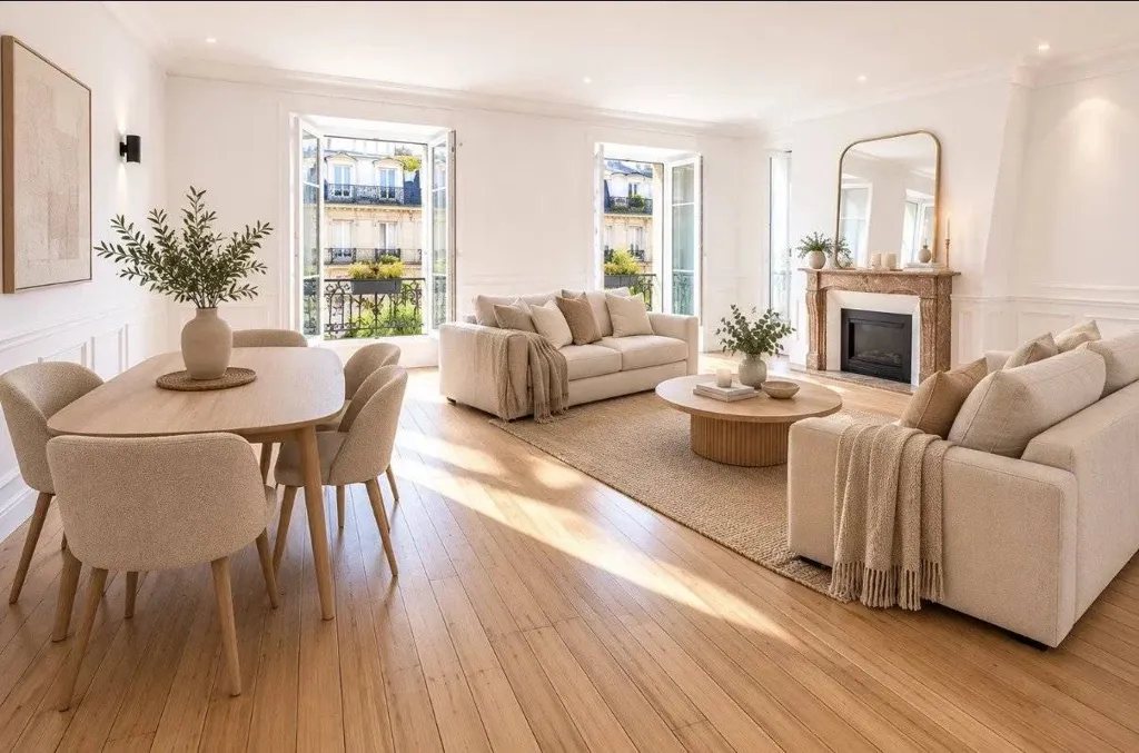 Soggiorno - Haussmannian Flat with View in Paris 12