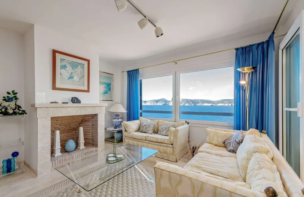 Séjour - Penthouse with Sea View in Santa Ponça