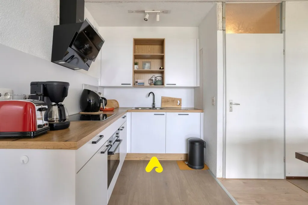 Cuisine - Appartement avec Vue sur les Dunes à Westhoek