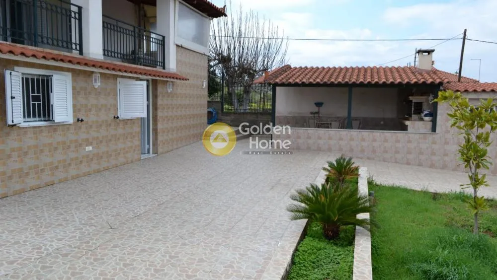 Terrasse - Detached Villa with Sea View in Oinofyta