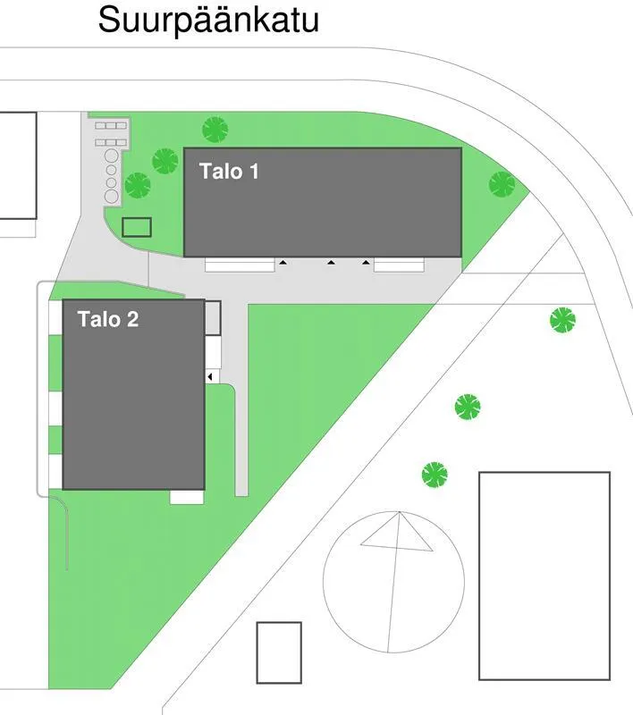3-toaline korter asukohas Turku