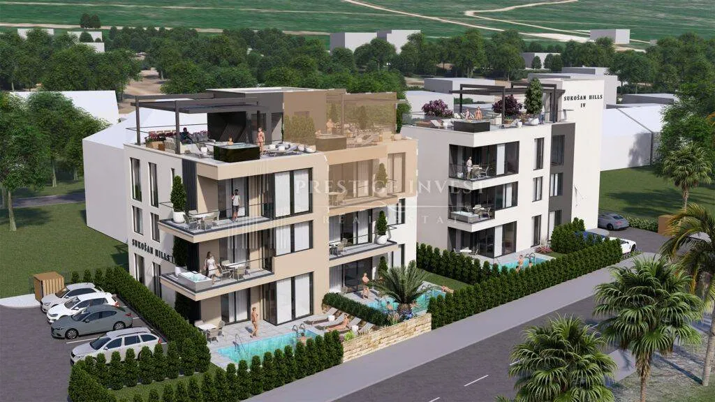 Modern Apartment with Sea View in Sukošan