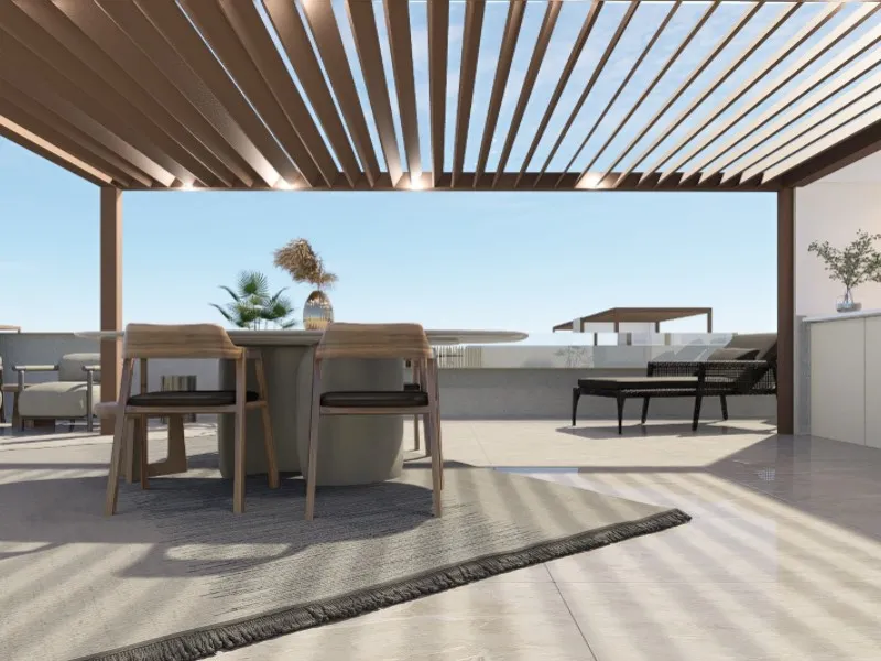 Terrass - Bungalows with Solarium in Pilar de la Horadada