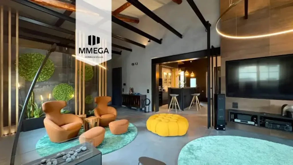 Living Room - Luxury Flat with Private Garden in Florence