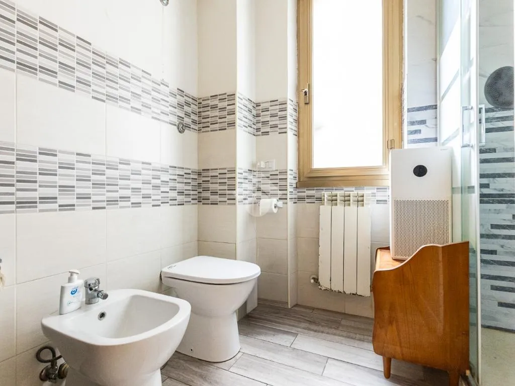 Salles de bain - 3-Room Apartment with Private Courtyard in Rome