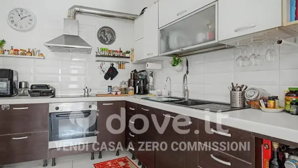 Köök - Triplex with Balcony in Ostia, Rome