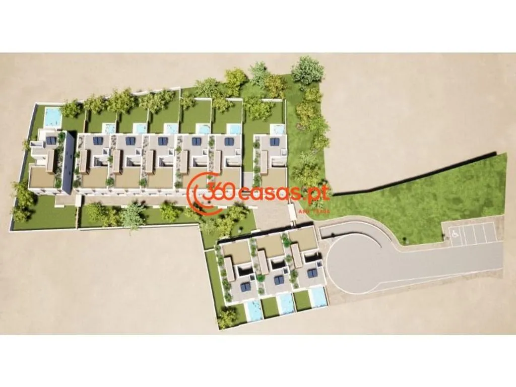Floor Plan - Building Land with Approved Project in Almancil