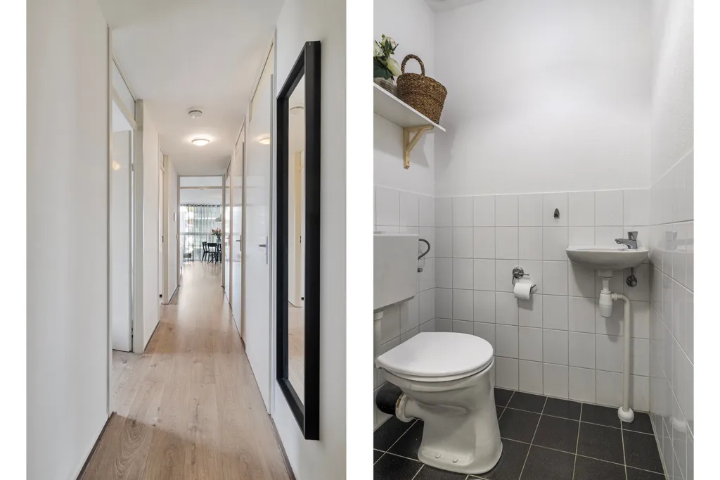 Salles de bain - 2-Bedroom Apartment with Balcony in Rotterdam