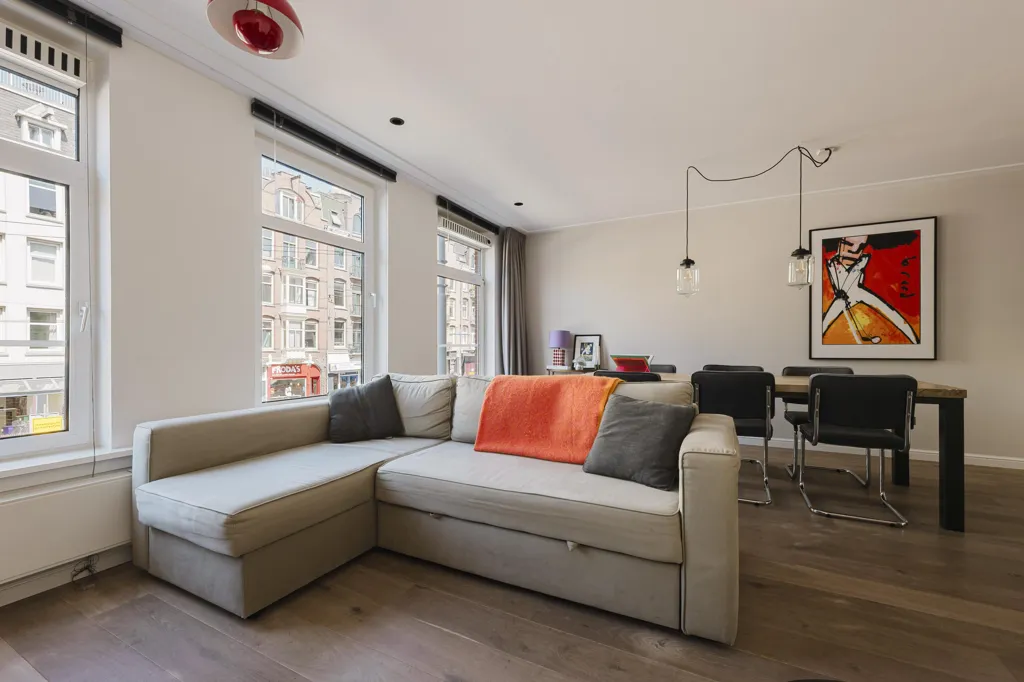 Séjour - Bright Apartment with Balcony in Amsterdam