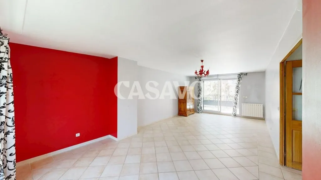 Séjour - Appartement Familial avec Terrasse à Marseille-Vauban