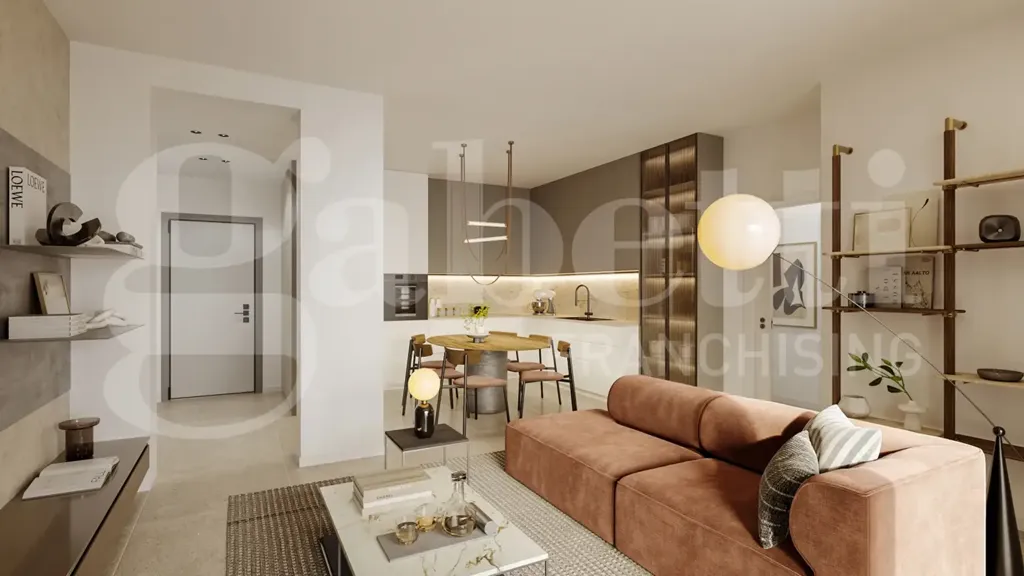 Séjour - New 3-Bedroom Apartment with Balcony in Vignola