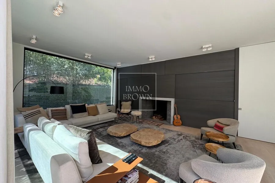 Living Room - Villa with Pool in Knokke, Quiet Second Line