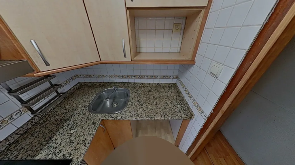 Köök - Apartment with Garden Access in Ripollet, Barcelona
