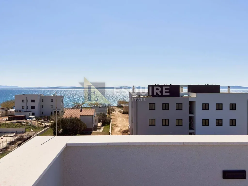 Balcon - Penthouse with Sea View in Privlaka