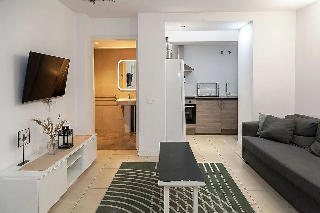 Living Room - Duplex with Terrace in La Salut, Barcelona