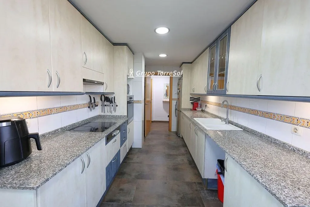 Köök - Apartment with Terrace in El Vendrell Centre