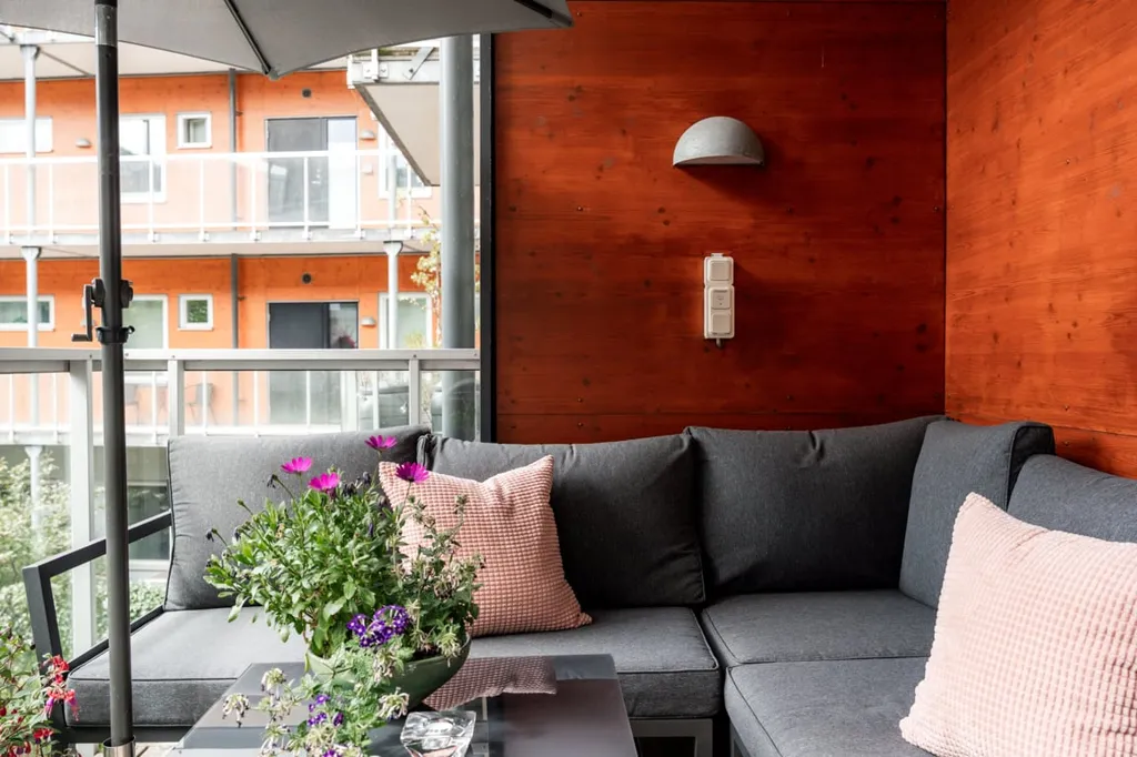 Balcon - Apartment with Large Balcony in Västra Hamnen
