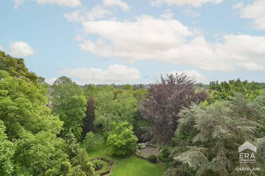Vue aérienne - Appartement avec terrasses sur l'Avenue Franklin Roosevelt à Bruxelles
