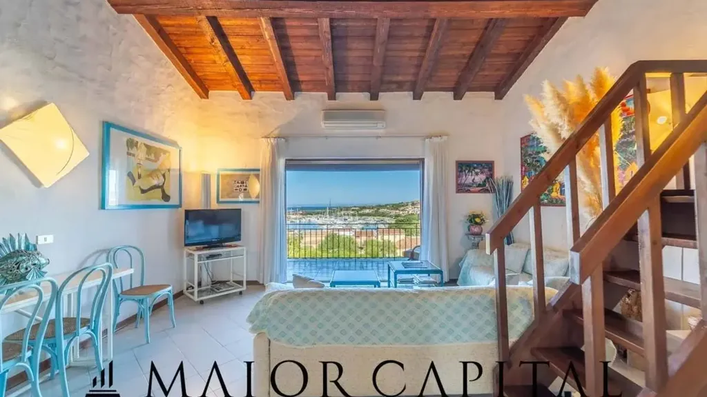 Séjour - Penthouse with Sea View in Porto Rotondo