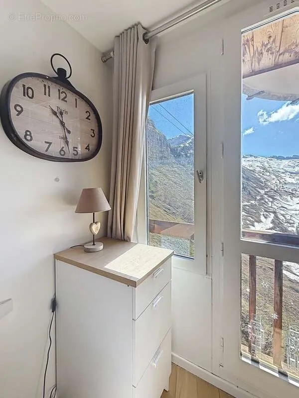 Balcon - Studio au 10ᵉ étage avec Vue Montagne à Avoriaz
