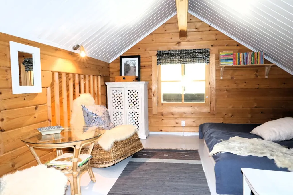 Chambres - Modern Cabin with Sea View in Oitti