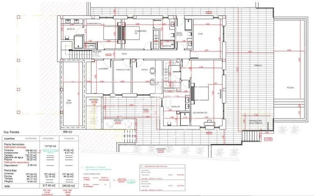Plan - Luxury Villa with Pool in Moraira