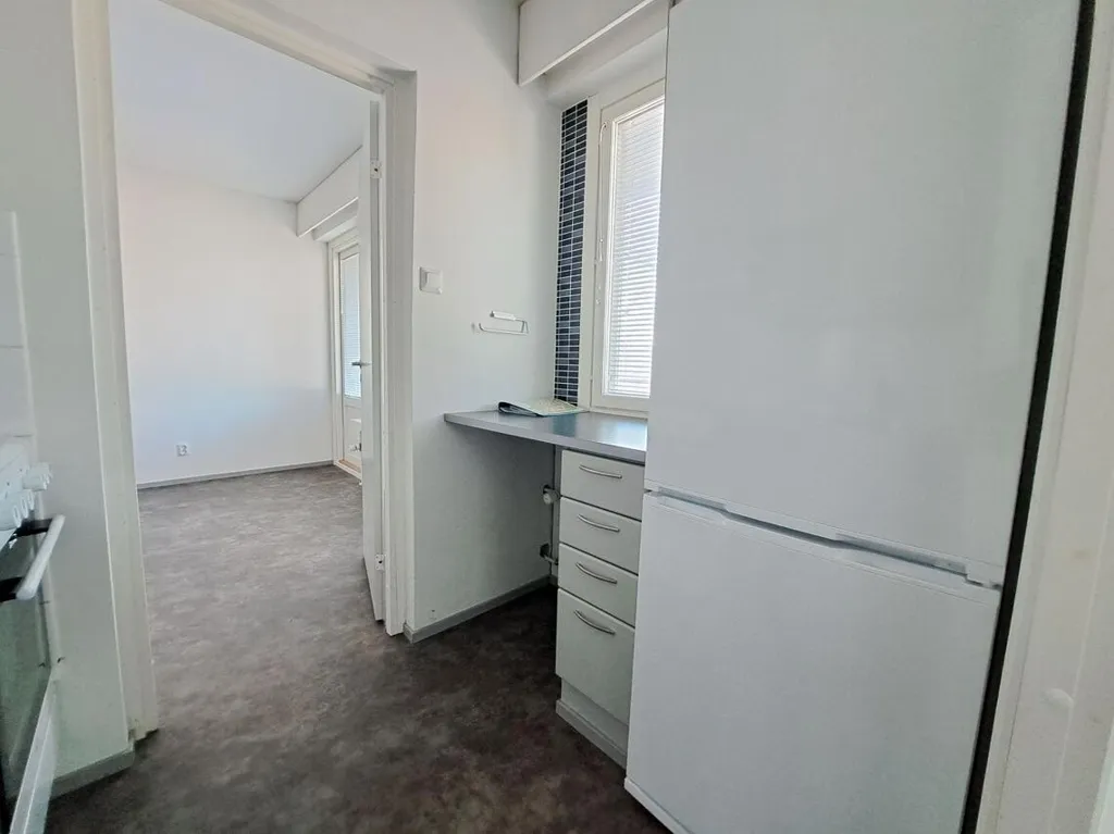 Köök - Bright Apartment with Balcony in Mikkeli Centre