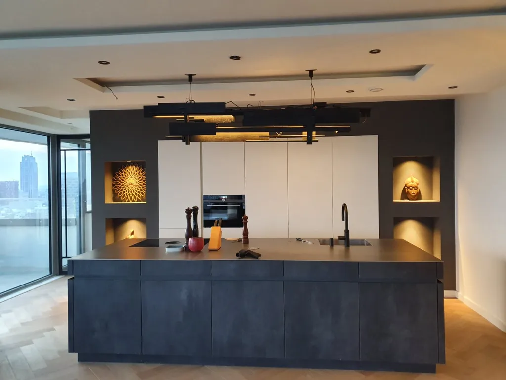 Cucina - Luxury Apartment in The CoolTower, Rotterdam