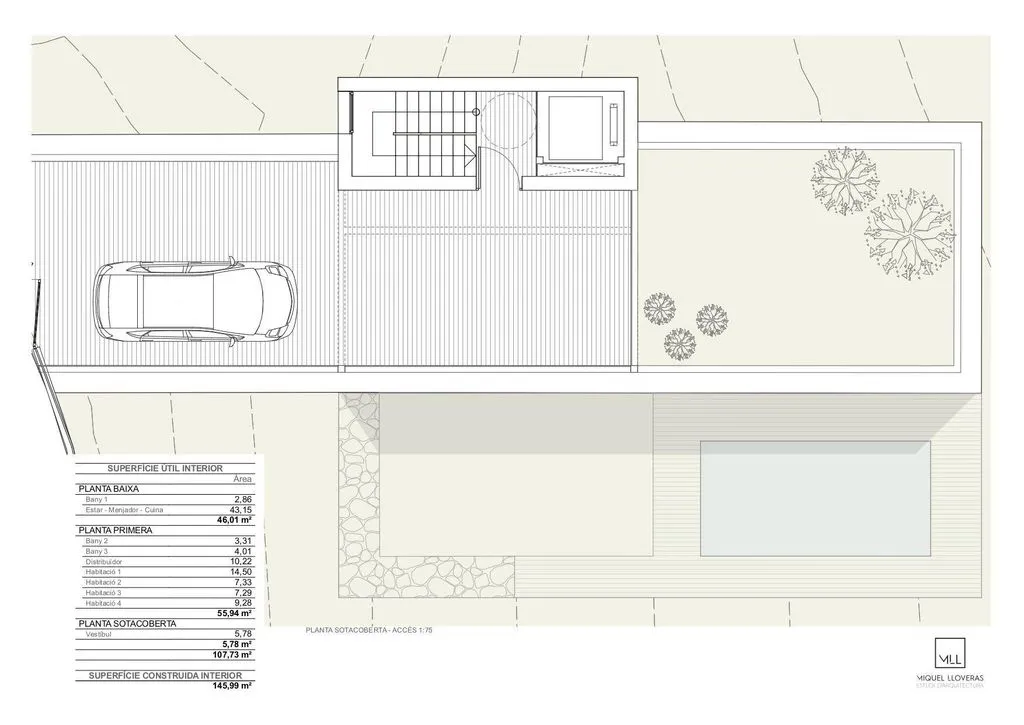 Plan - Luxury House with Sea View in Matadepera