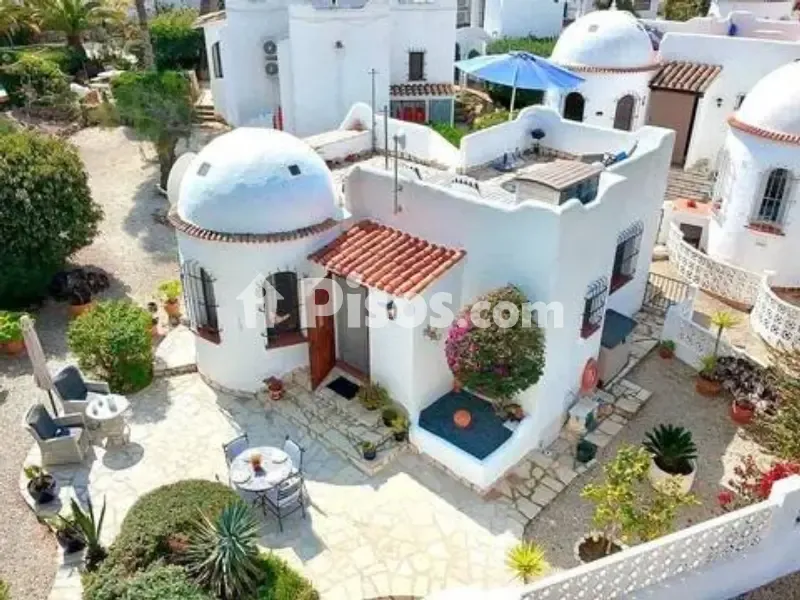 Aerial - Morisco-Style Bungalow with Pool in Cap Blanc, Moraira