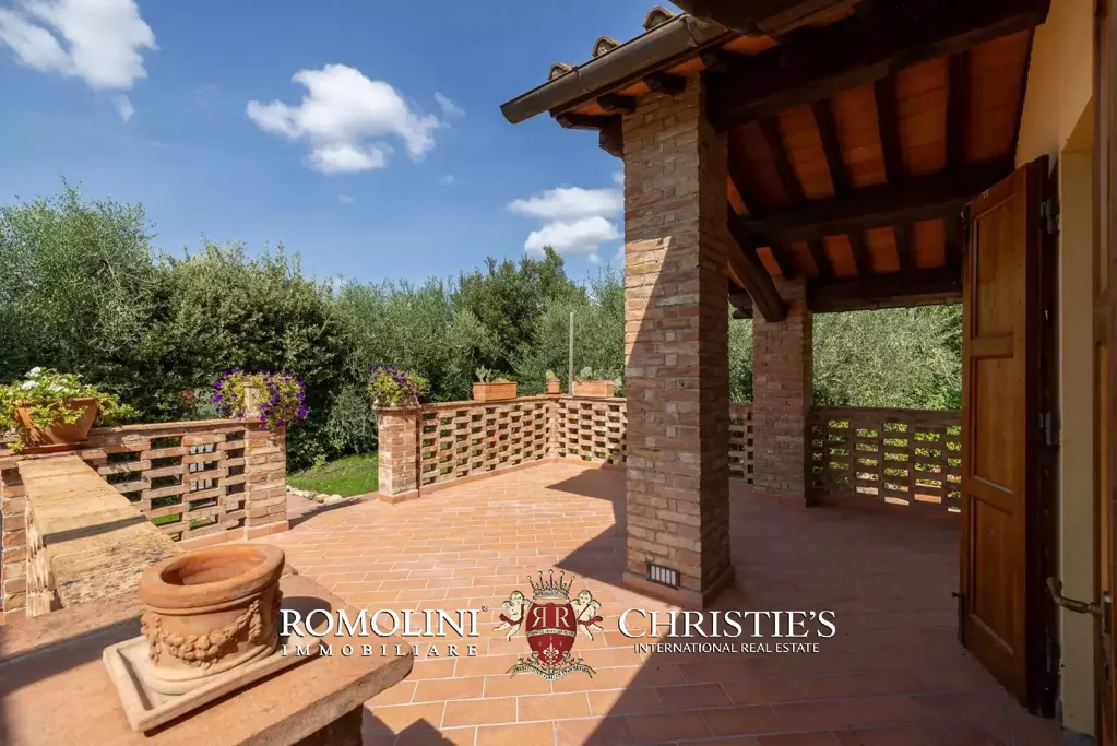 Terrasse - Villa with Pool and Vineyard in Certaldo, Tuscany