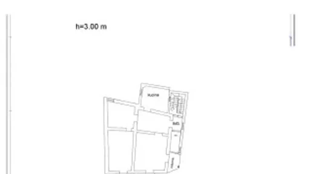 Plan - Apartment with Balcony in Historic Triggio, Benevento