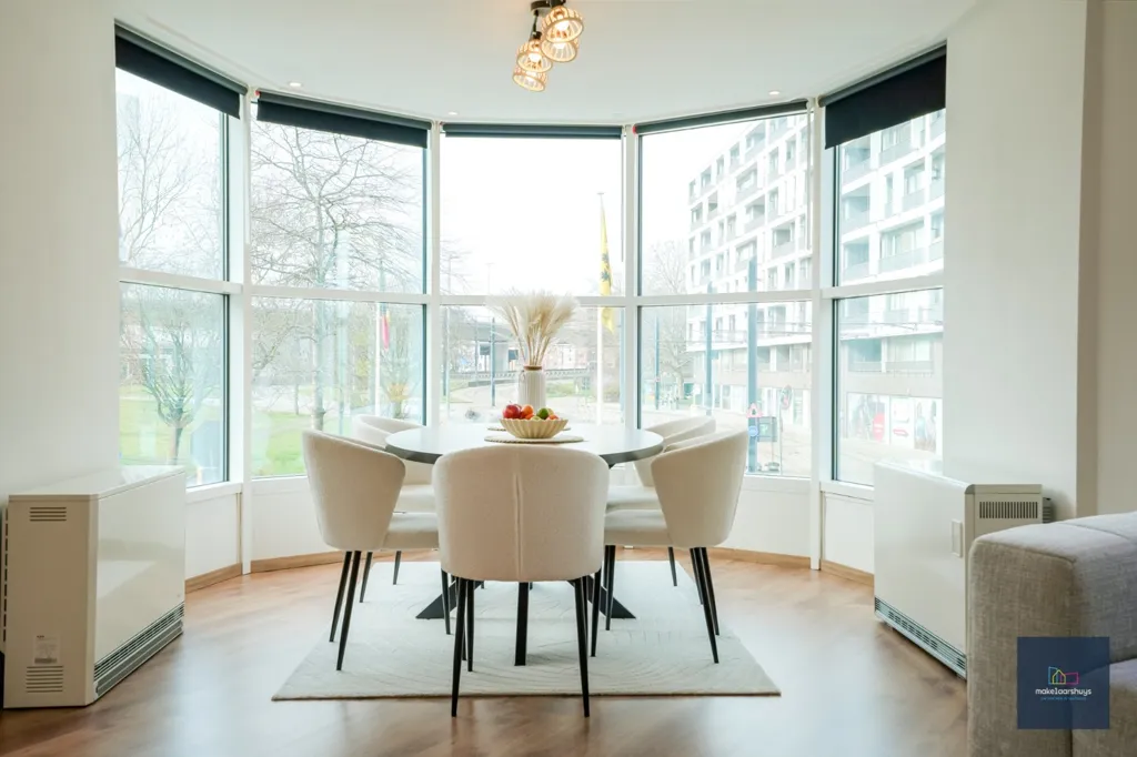 Salle à manger - Appartement avec Vue sur la Ville à Ledeberg