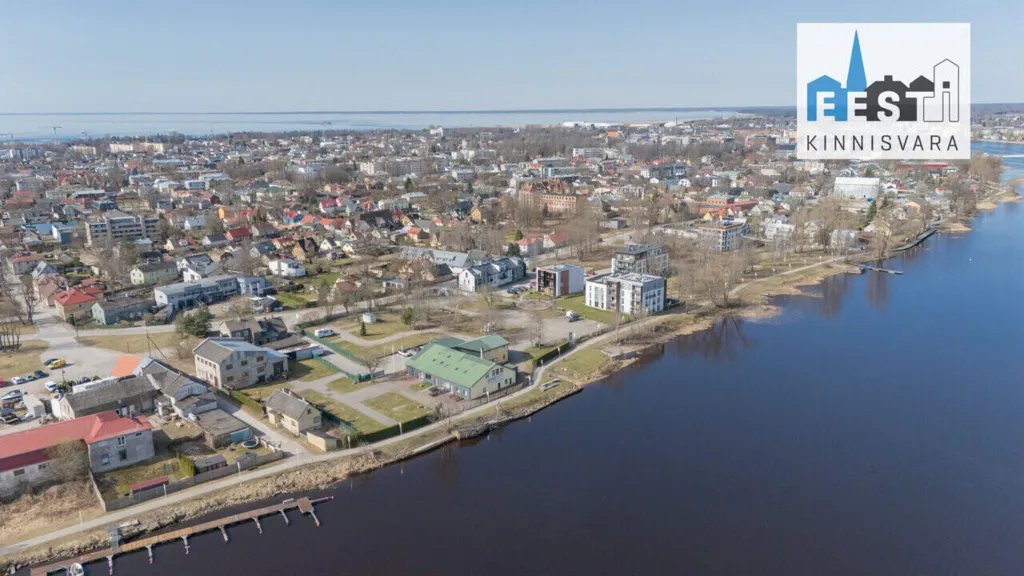 Vue aérienne - Apartment with River View in Pärnu Centre