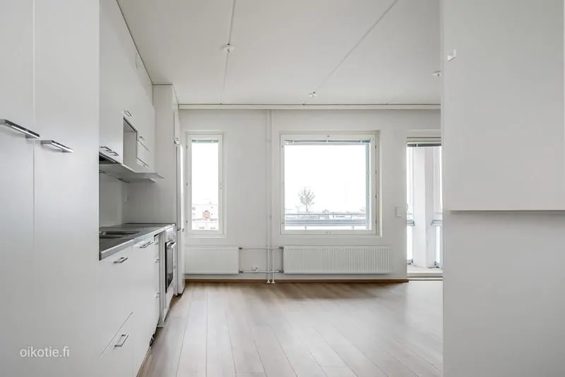 Köök - Modern Apartment with Balcony in Tiistilä, Espoo