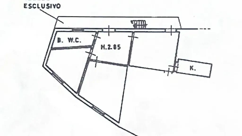 Floor Plan - Trilocale with Terrace in Empoli