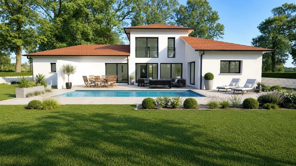Piscine - Maison à Construire avec Jardin à Moirans