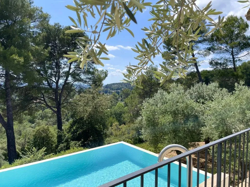 Piscine - Villa Contemporaine avec Vue Panoramique à Lorgues