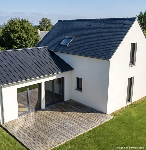 Vue aérienne - Pavillon à 600m de la Plage à Binic-Étables-sur-Mer