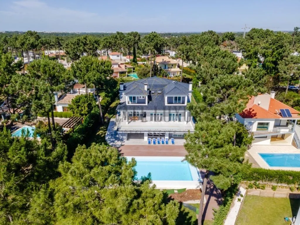 Aerial - Luxury Villa with Pool in Herdade da Aroeira