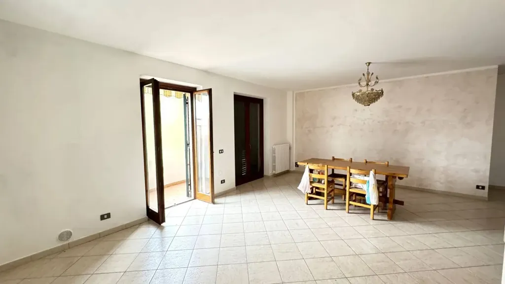 Dining Room - Modernised Apartment with Balcony in Fermo