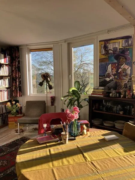 Salle à manger - 3-Bedroom Apartment with Balcony in Amsterdam